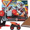 Monster Jam, juego oficial de Bakugan Dragonoid Stunt Dial con exclusivo 1:64 escala