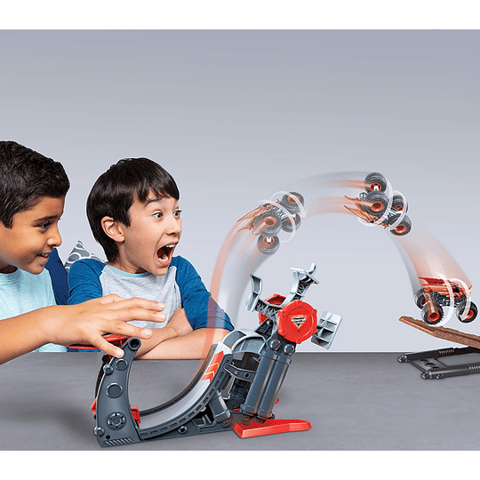  Monster Jam, juego oficial de Bakugan Dragonoid Stunt Dial con exclusivo 1:64 escala