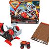  Monster Jam, juego oficial de Bakugan Dragonoid Stunt Dial con exclusivo 1:64 escala