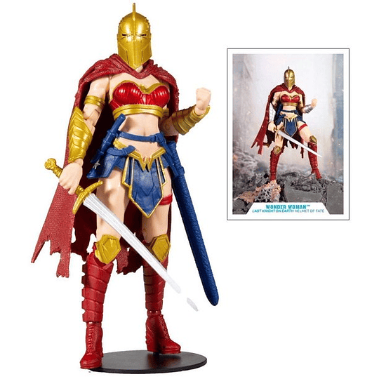 Wonder Woman with Helmet Figura de acción McFarlane DC