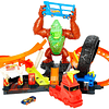 Toxic Gorilla Slam  Hot Wheels Estación de servicio con luces y sonidos