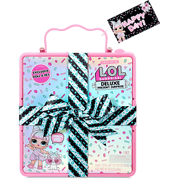 Deluxe Presente sorpresa con muñeca de edición limitada y mascota, rosa 