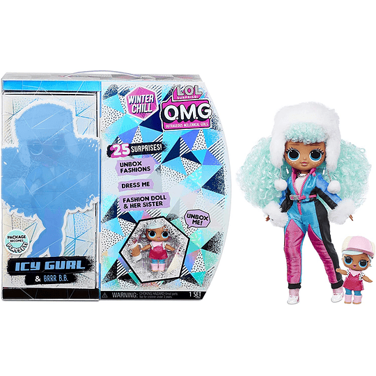 Icy Gurl e Brrr B.B Doll con 25 sorpresas  L.O.L. Surprise! O.M.G