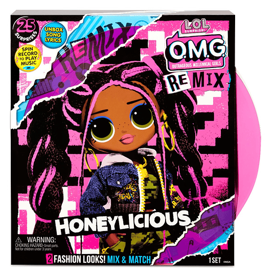 Honeylicious LOL Surprise OMG Remix 25 sorpresas