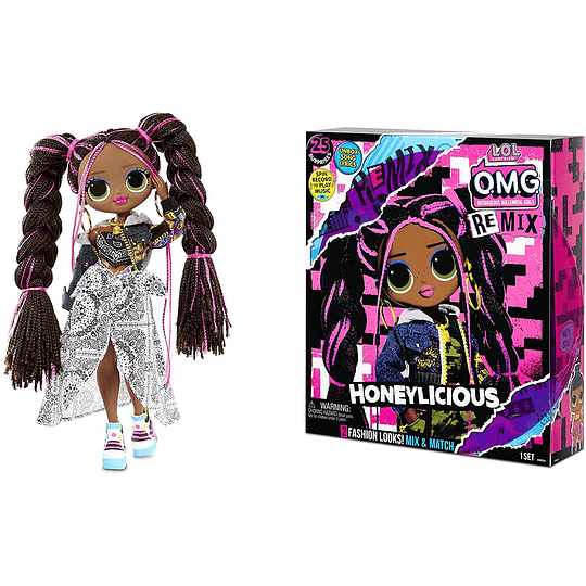 Honeylicious LOL Surprise OMG Remix 25 sorpresas
