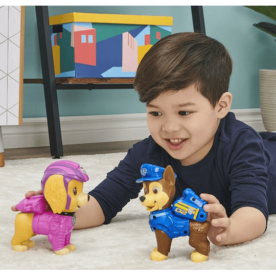 Chase exclusivo con sonido Paw Patrol The Movie Mission Pup