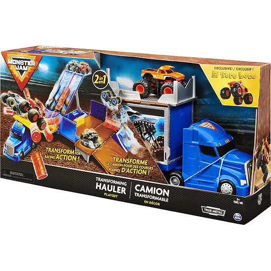 Camión Transformable con exclusivo Toro Loco escala 1:64