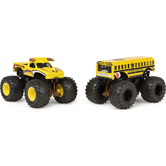 El Toro Loco Yellow vs Higher Education School Bus cambio de Color