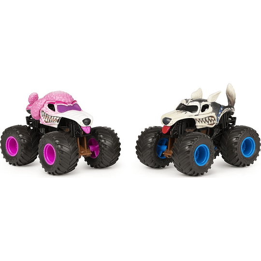 Monster Mutt Poodle vs Monster Mutt Husky, cambio de color