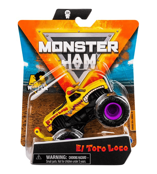 El Toro Loco Monster Jam Serie 19 escala 1:64