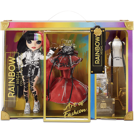 Jett Dawson Rainbow High 2021 colección Art of Fashion Edición limitada