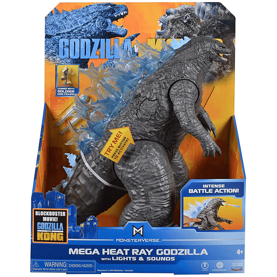 Godzilla Mega Heat Ray con Luz y Sonido
