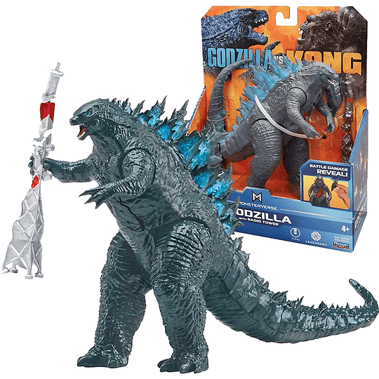 Godzilla with radio tower MonsterVerse
