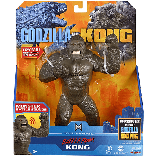 Kong Deluxe Battle Roar Kong con sonido Monsterverse