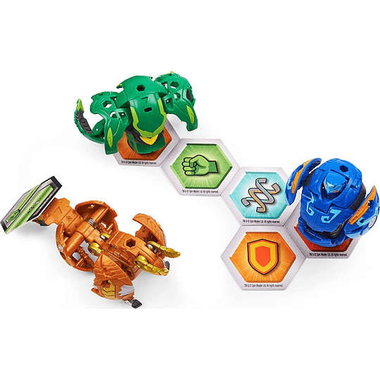 Bakugan Geogan Rising Aurelus Toronoid Ultra, Ventus Jettra, Aquos Auratoa