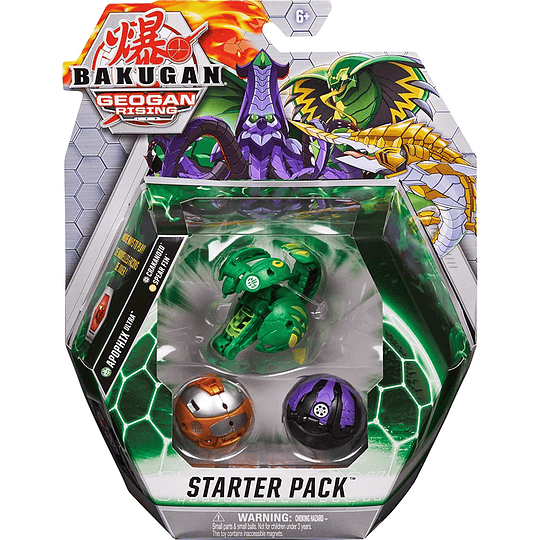Bakugan Geogan Rising Ventus Apophix Ultra, Darkus Crakanoid, Spear fin Aurelus