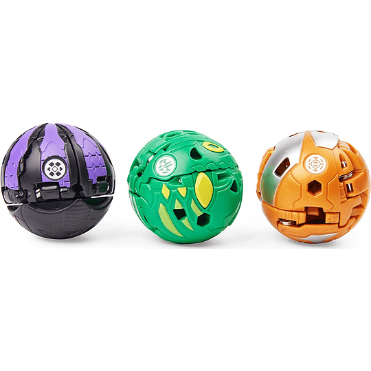 Bakugan Geogan Rising Ventus Apophix Ultra, Darkus Crakanoid, Spear fin Aurelus