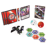 Bakugan Geogan Rising Darkus Fenneca Ultra, Crustillion y Nillious