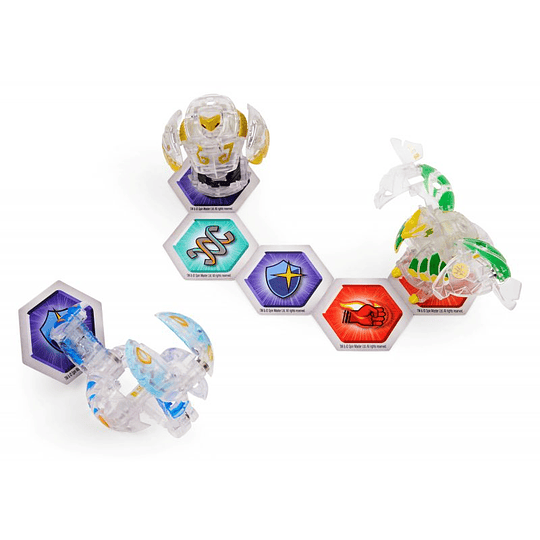 Bakugan Geogan Rising Apophix Ultra, Auratoa y Harperion Pack