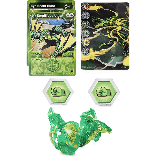 Ventus Serpillious Ultra Bakugan Geogan Rising 2021