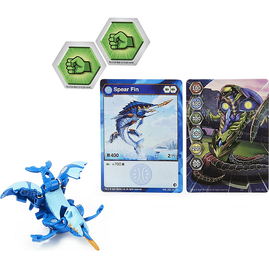 Aquos Spear Fin Bakugan Geogan Rising 2021