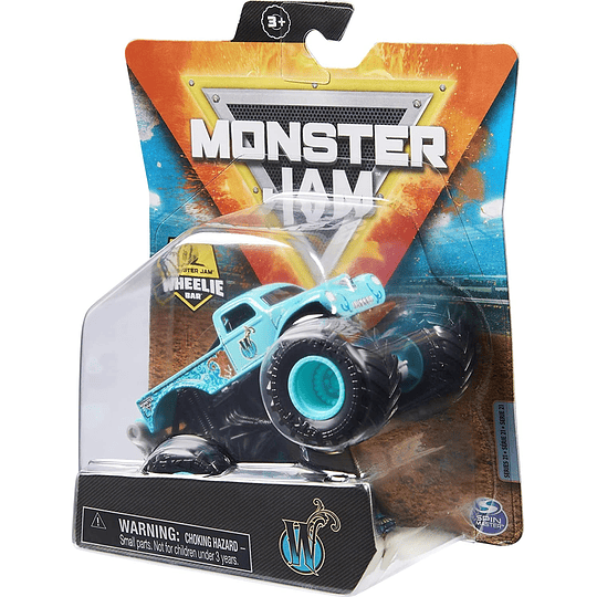 'W' Whiplash Escala 1:64 Monster Jam