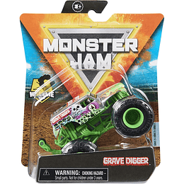 Grave Digger escala 1:64 Monster Jam 2021 Spin Master