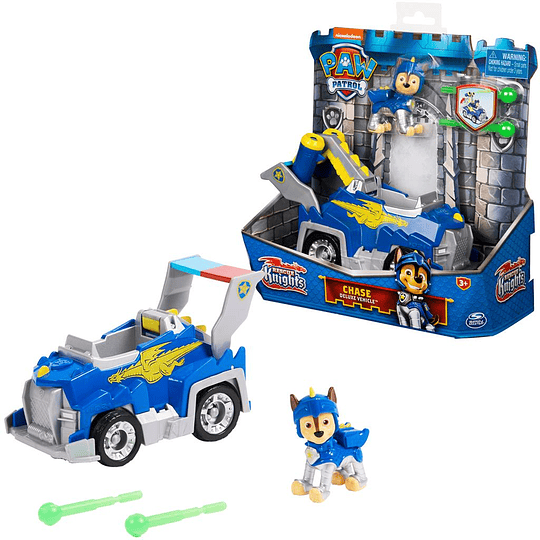 Chase vehículo Rescue Knights Paw Patrol