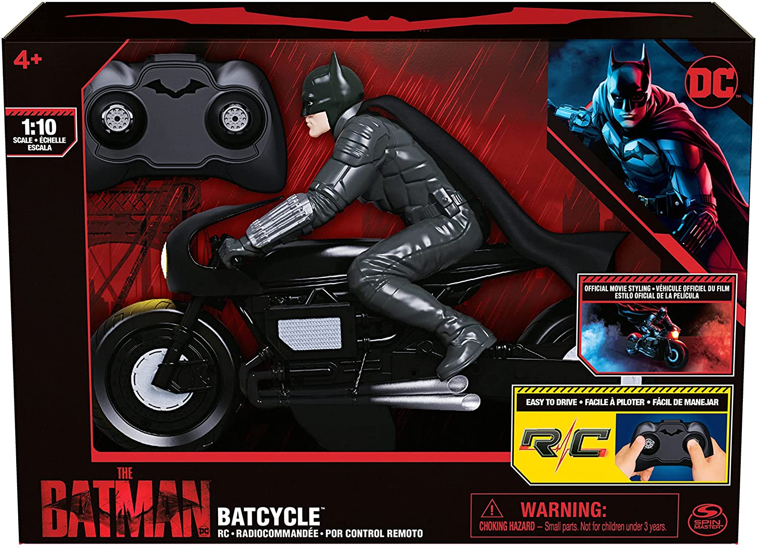 Batman Rider con Motocicleta Control Remoto The Batman