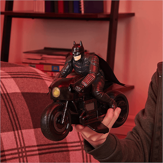 Batman Rider con Motocicleta Control Remoto The Batman 