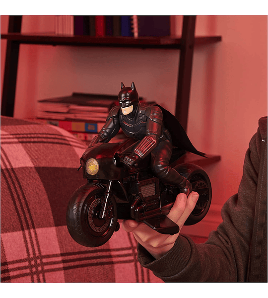 Batman Rider con Motocicleta Control Remoto The Batman 