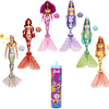  Barbie Muñeca Sirena Color Reveal - Serie Sirenas Arcoíris - 7 Sorpresas