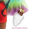 Barbie Extra 2 con un Look Brillante y cachorrito de Mascota, Multicolor