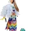  Barbie Extra con vestido arcoiris, accesorios de moda y mascota