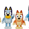 Bluey y Familia Set de 4 Figuras