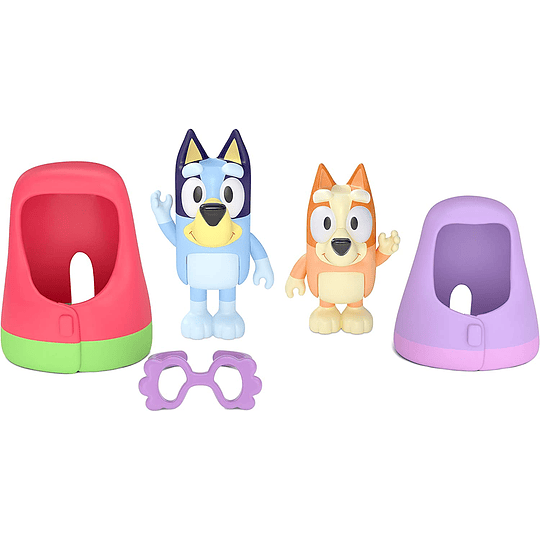 Bluey y Bingo Disfraz de Abuelas Janet y Rita