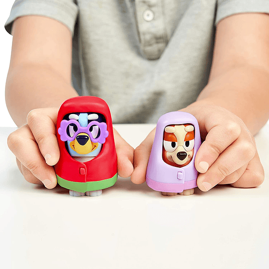 Bluey y Bingo Disfraz de Abuelas Janet y Rita