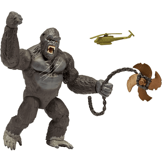 Feroz Kong con helicóptero y hélice de Cadena MonsterVerse