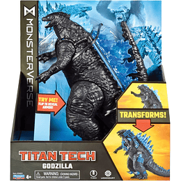 Godzilla de Titan Tech transformadora MonsterVerse