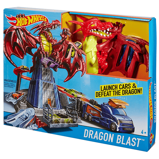  Hot Wheels dragón explosivo