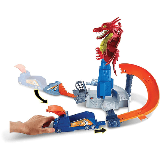  Hot Wheels dragón explosivo