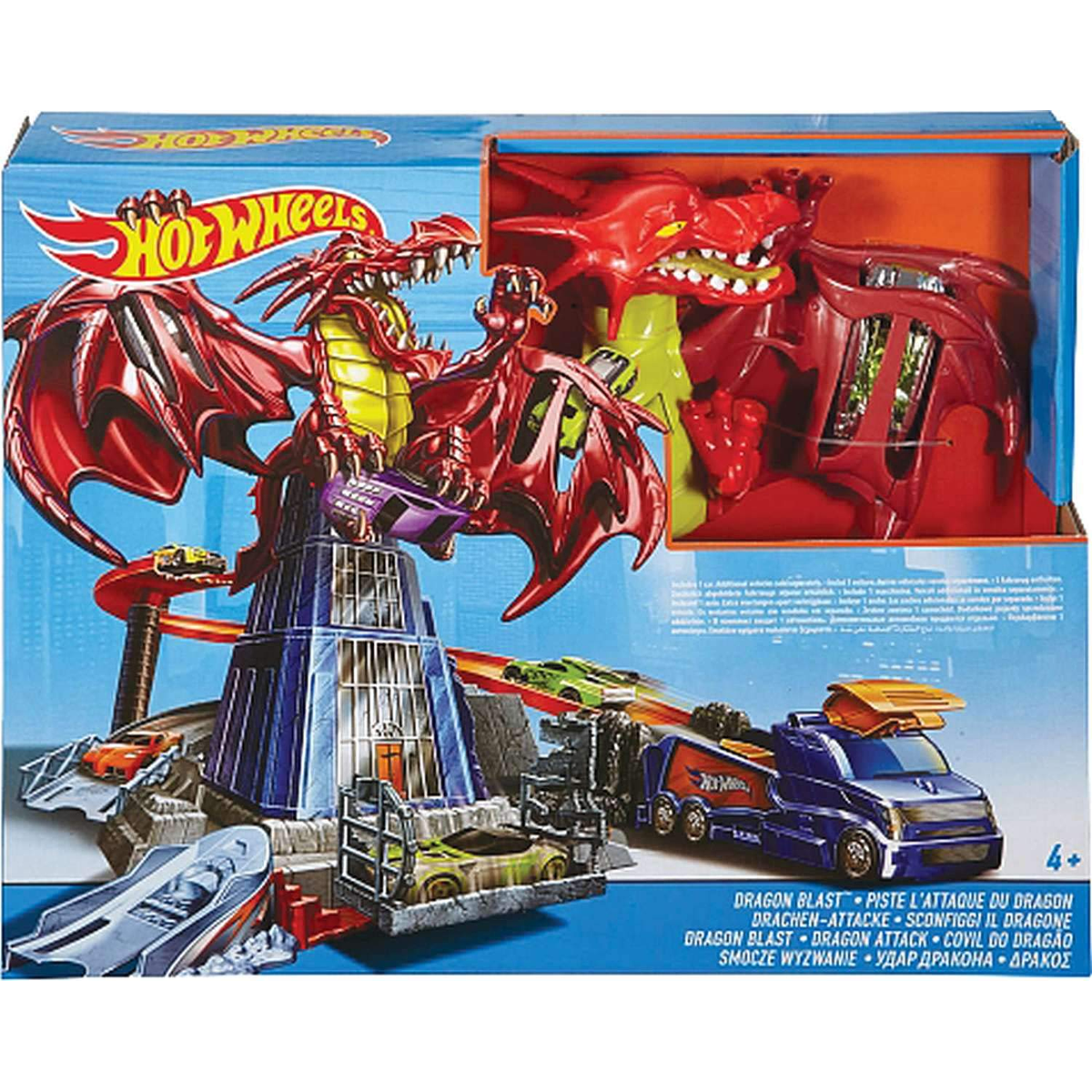 Hot Wheels dragón explosivo