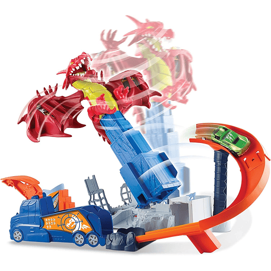  Hot Wheels dragón explosivo