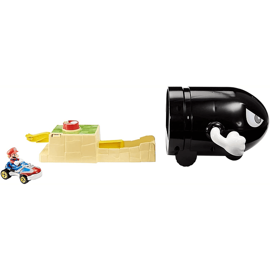 Hot Wheels - Lanzador de balas Mario Kart