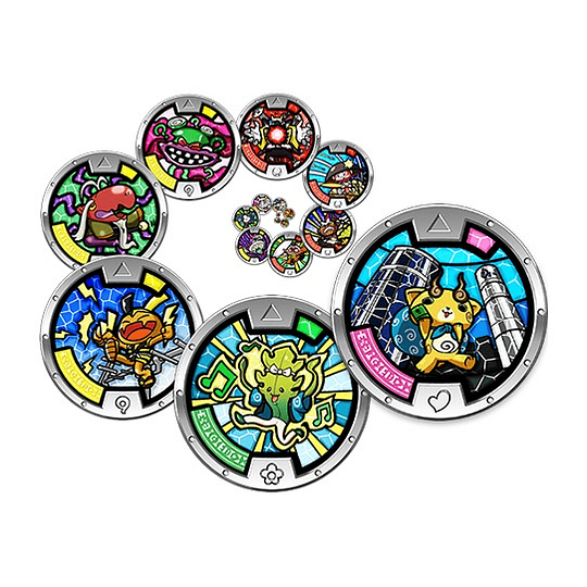 YOKAI - Bolsas Sorpresa con medallas para Reloj 3 medallas