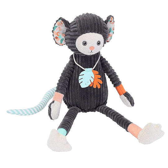 Peluche Original kézakos el tití Les Déglingos