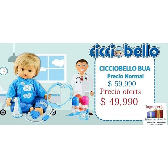 Cicciobello Enfermito Bua Bua