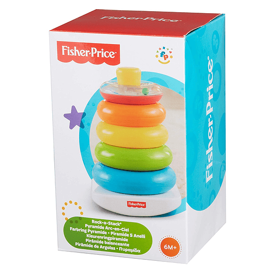  Pirámide balanceante, juguetes bebé, Fisher-Price 