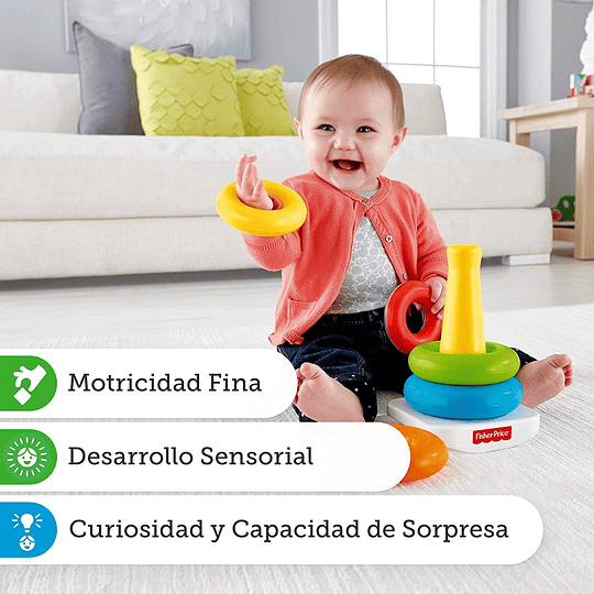  Pirámide balanceante, juguetes bebé, Fisher-Price 