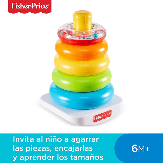  Pirámide balanceante, juguetes bebé, Fisher-Price 
